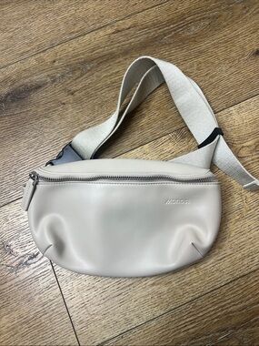 Monos Beige Faux Leather Sling Bag